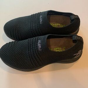 KURU. Black Slip-On. Brand New.